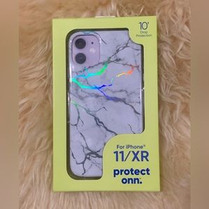 ONN Iridescent Marble Iphone 11/XR Case